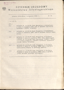 Dziennik Urzędowy Województwa Jeleniogórskiego, 1990, nr 13