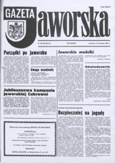 Gazeta Jaworska, 1991, nr 33