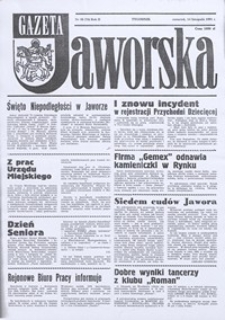 Gazeta Jaworska, 1991, nr 46