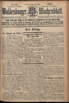 Waldenburger Wochenblatt, Jg. 61, 1915, nr 52