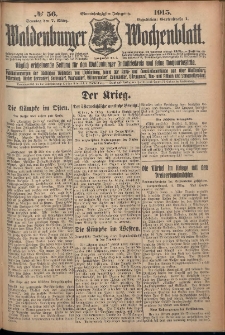 Waldenburger Wochenblatt, Jg. 61, 1915, nr 56