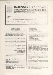 Dziennik Urzędowy Województwa Jeleniogórskiego, 1991, nr 28
