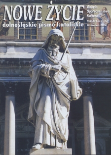 Nowe Życie: dolnośląskie pismo katolickie: religia, kultura, społeczeństwo, 2000, nr 9 (312)
