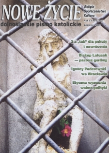 Nowe Życie: dolnośląskie pismo katolickie: religia, kultura, społeczeństwo, 2003, nr 3 (342)