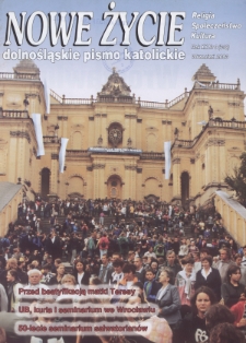 Nowe Życie: dolnośląskie pismo katolickie: religia, kultura, społeczeństwo, 2003, nr 9 (348)