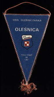 Oleśnica. WKS Oleśniczanka : 1957-1987 30 lat - proporczyk