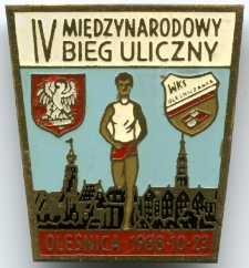 IV Międzynarodowy Bieg Uliczny : Oleśnica 1988.10.23 [Dokument życia społecznego]