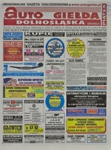 Auto Giełda Dolnośląska : regionalna gazeta ogłoszeniowa, 2006, nr 53 (1442) [12.05]