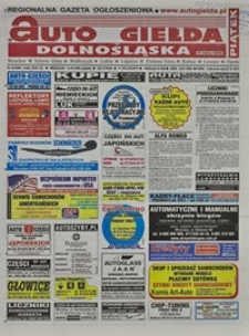 Auto Giełda Dolnośląska : regionalna gazeta ogłoszeniowa, 2006, nr 54 (1443) [15.05]