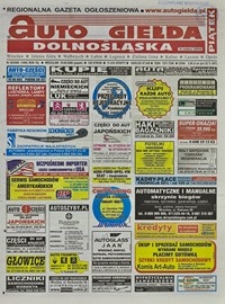 Auto Giełda Dolnośląska : regionalna gazeta ogłoszeniowa, 2006, nr 56 (1445) [19.05]
