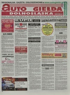 Auto Giełda Dolnośląska : regionalna gazeta ogłoszeniowa, 2006, nr 57 (1446) [22.05]