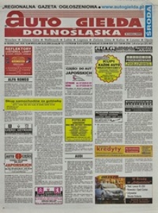 Auto Giełda Dolnośląska : regionalna gazeta ogłoszeniowa, 2006, nr 58 (1447) [24.05]