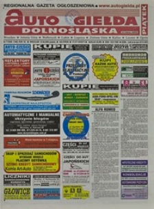 Auto Giełda Dolnośląska : regionalna gazeta ogłoszeniowa, 2006, nr 71 (1461) [23.06]