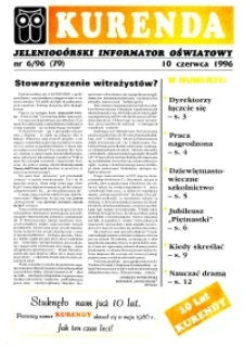 Kurenda : jeleniogórski informator oświatowy, 1996, nr 6 (79)