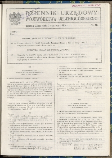 Dziennik Urzędowy Województwa Jeleniogórskiego, 1993, nr 18