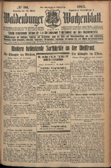 Waldenburger Wochenblatt, Jg. 61, 1915, nr 96