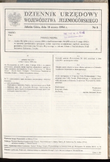 Dziennik Urzędowy Województwa Jeleniogórskiego, 1994, nr 8