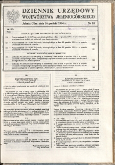Dziennik Urzędowy Województwa Jeleniogórskiego, 1994, nr 53