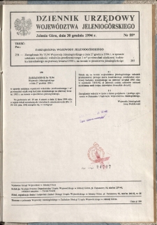 Dziennik Urzędowy Województwa Jeleniogórskiego, 1994, nr 55*