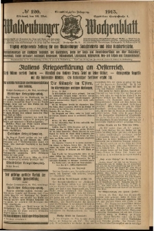 Waldenburger Wochenblatt, Jg. 61, 1915, nr 120