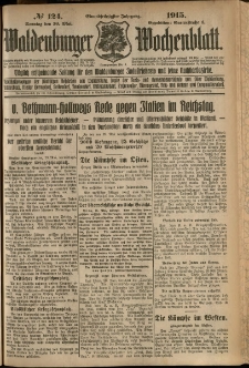 Waldenburger Wochenblatt, Jg. 61, 1915, nr 124