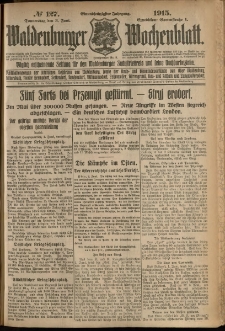 Waldenburger Wochenblatt, Jg. 61, 1915, nr 127