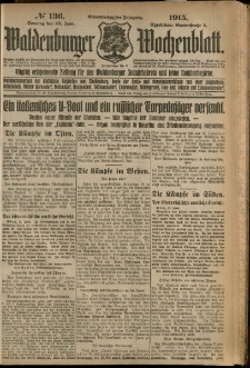 Waldenburger Wochenblatt, Jg. 61, 1915, nr 136