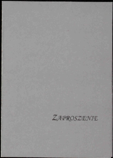 Pomniki Cmentarza Łyczakowskiego w rysunkach Agaty Kuczmy - zaproszenie [Dokument życia społecznego]