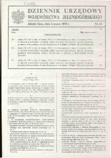 Dziennik Urzędowy Województwa Jeleniogórskiego, 1995, nr 13