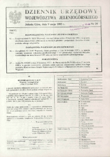 Dziennik Urzędowy Województwa Jeleniogórskiego, 1995, nr 25