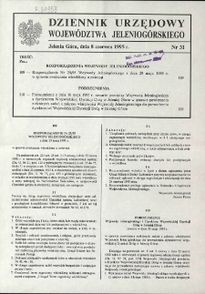 Dziennik Urzędowy Województwa Jeleniogórskiego, 1995, nr 31