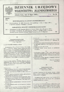 Dziennik Urzędowy Województwa Jeleniogórskiego, 1995, nr 36