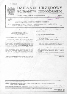 Dziennik Urzędowy Województwa Jeleniogórskiego, 1995, nr 45