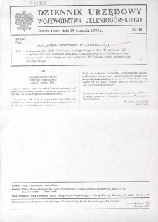 Dziennik Urzędowy Województwa Jeleniogórskiego, 1995, nr 48