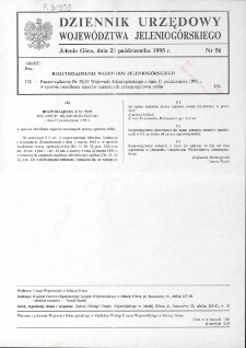 Dziennik Urzędowy Województwa Jeleniogórskiego, 1995, nr 56