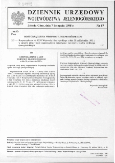 Dziennik Urzędowy Województwa Jeleniogórskiego, 1995, nr 57