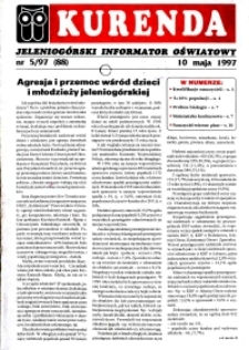 Kurenda : jeleniogórski informator oświatowy, 1997, nr 5 (88)