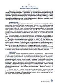 Droga ponad podziałami [Dokument elektroniczny]