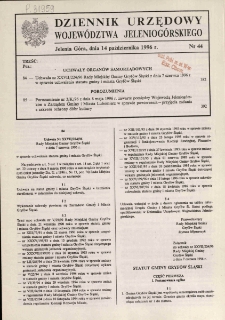 Dziennik Urzędowy Województwa Jeleniogórskiego, 1996, nr 44