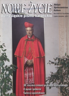 Nowe Życie: dolnośląskie pismo katolickie: religia, kultura, społeczeństwo, 2011, nr 7_8 (443-444)