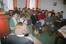 Harcerze - Zjazd okręgu Związku Harcerstwa Rzeczpospolitej (fot. 8) [Dokument ikonograficzny]