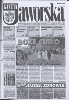 Gazeta Jaworska, 1995, nr 25