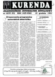 Kurenda : jeleniogórski informator oświatowy, 1997, nr 10 (93)