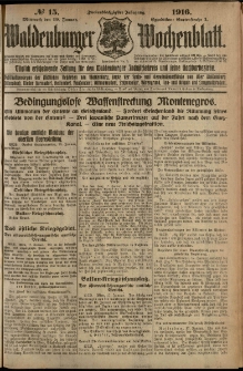 Waldenburger Wochenblatt, Jg. 62, 1916, nr 15