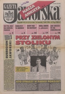 Gazeta Jaworska, 1996, nr 20