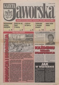Gazeta Jaworska, 1996, nr 40