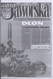 Gazeta Jaworska, 1996, nr 52