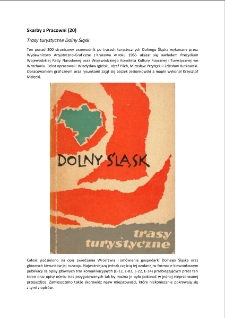 Skarby z Pracowni (20) : Trasy turystyczne Dolny Śląsk [Dokument elektroniczny]
