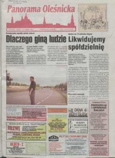 Panorama Oleśnicka: tygodnik Ziemi Oleśnickiej, 1998, nr 32