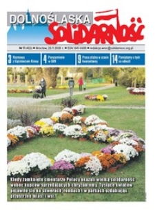 Dolnośląska Solidarność, 2020, nr 11 (423)